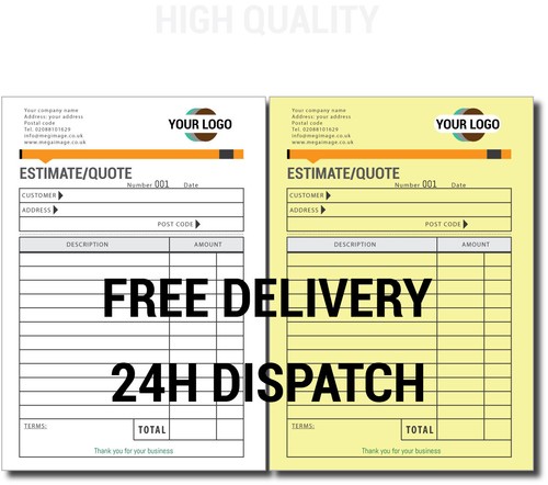 Estimate quote book duplicate - estimate,