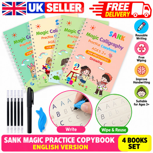 4pcs magic practice copybook - 4pcs,