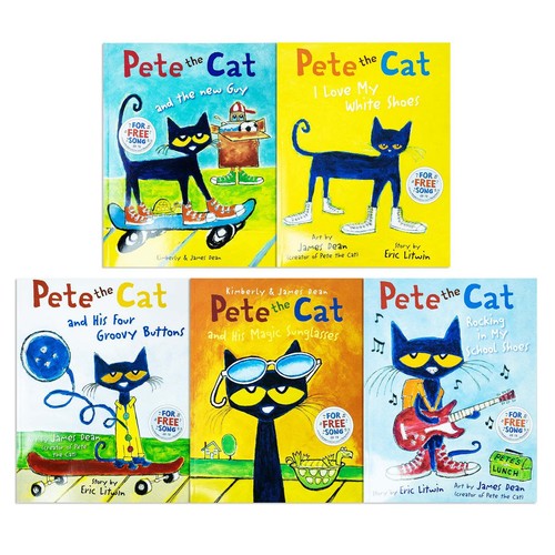 Pete the cat series books - cat,