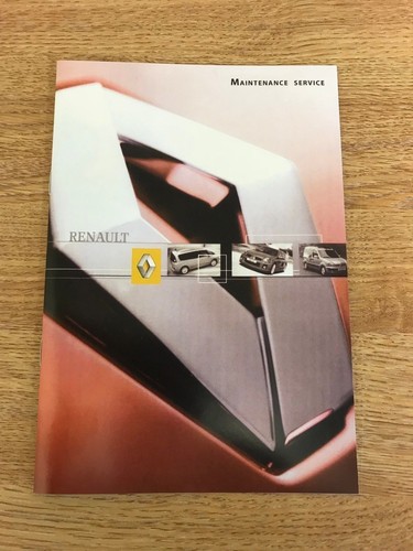 Renault service book new - service,